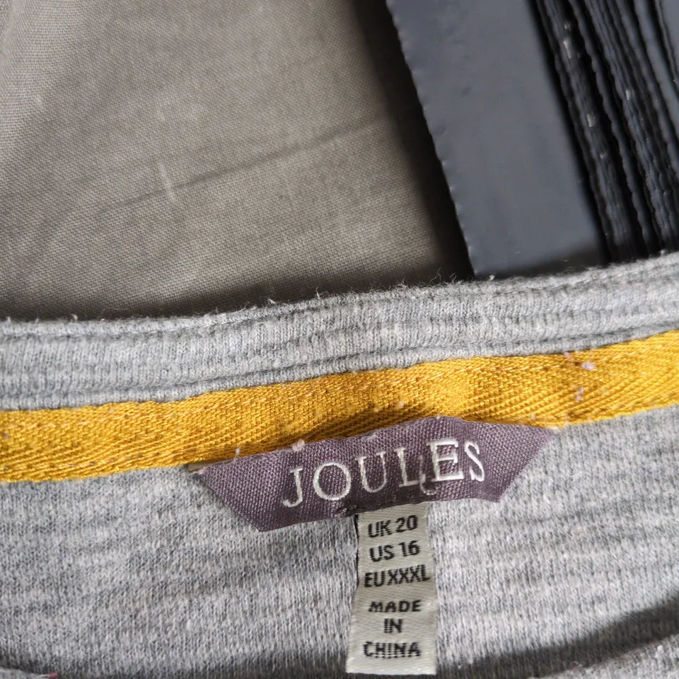 JOULES GREY KNIT JUMPER – UK 20 (US 16, EU XXXXL) – WOMEN'S