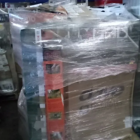 PALLET OF APPROXIMATELY 13 ASSORTED ELECTRICAL ITEMS TO INCLUDE LAWNMOWERS , TRIMMERS , ETC