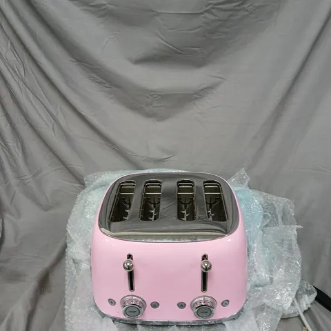 SMEG 4-SLICE TOASTER – PINK