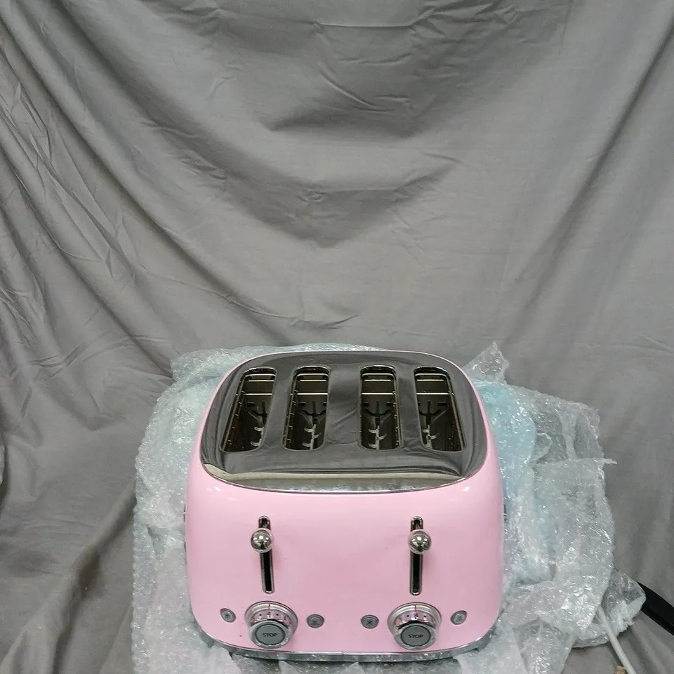SMEG 4-SLICE TOASTER – PINK