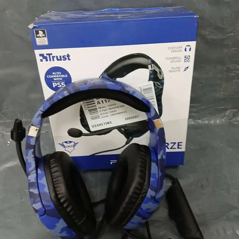 BOXED SONY TRUST FORZE WIRED GAMING HEADSET 