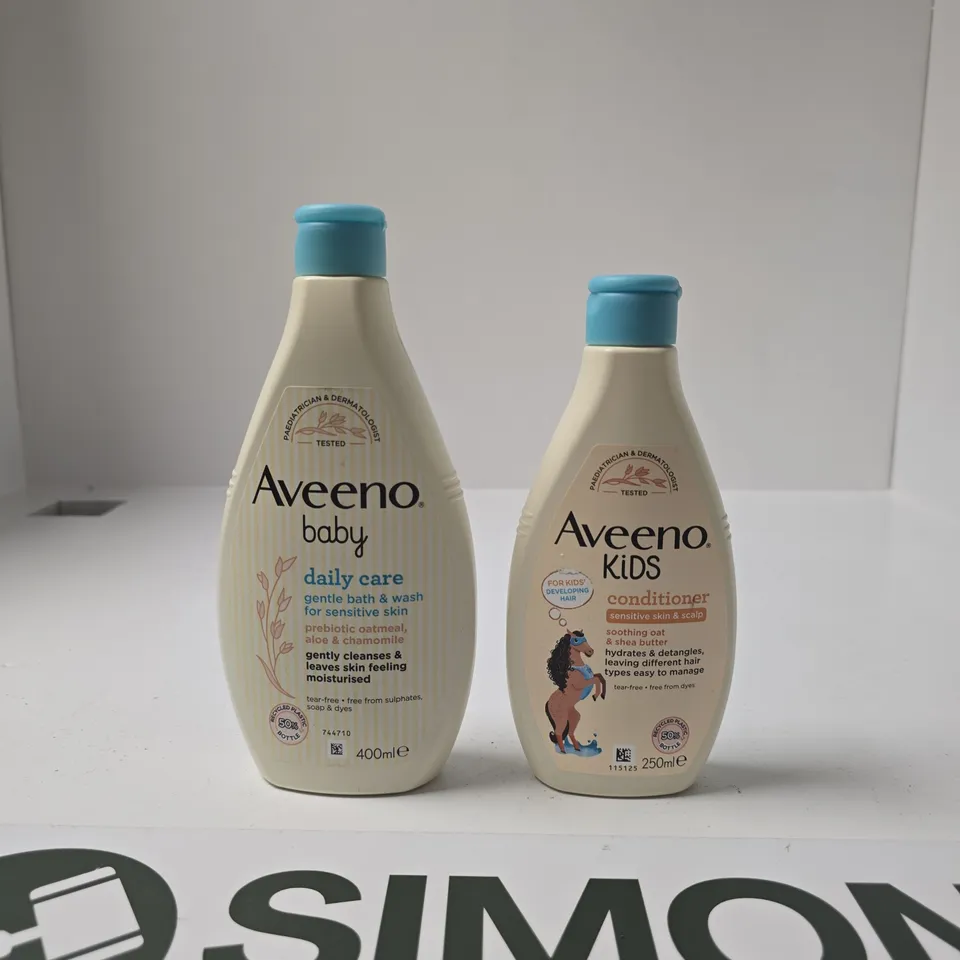 AVEENO BABY DAILY CARE 400ML & AVEENO KIDS CONDITIONER 250ML – DUAL PACK