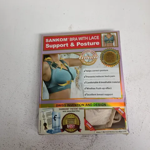SANKOM BRA WITH LACE – SUPPORT & POSTURE, SIZE L-XL
