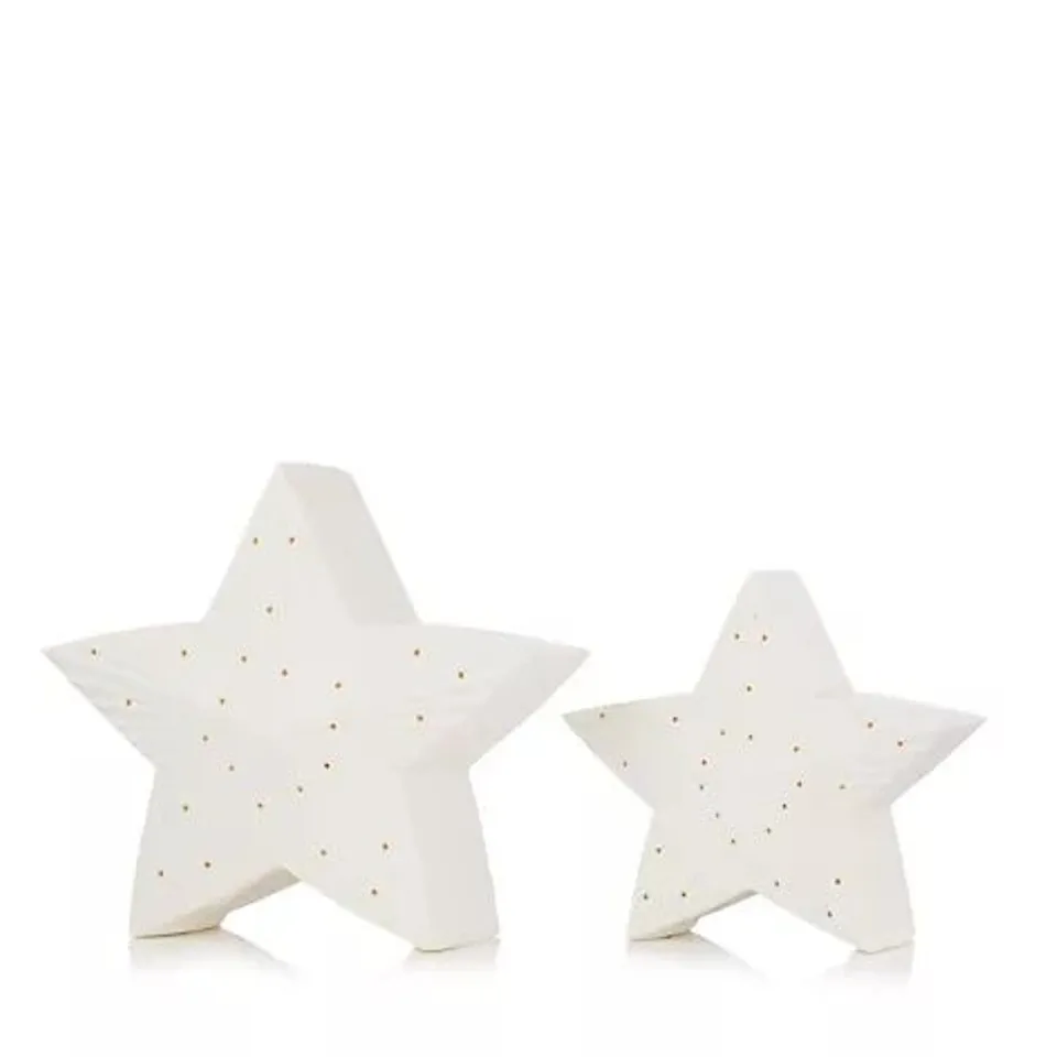 OUTLET K BY KELLY HOPPEN SET OF 2 LIGHT UP ORNAMENTS