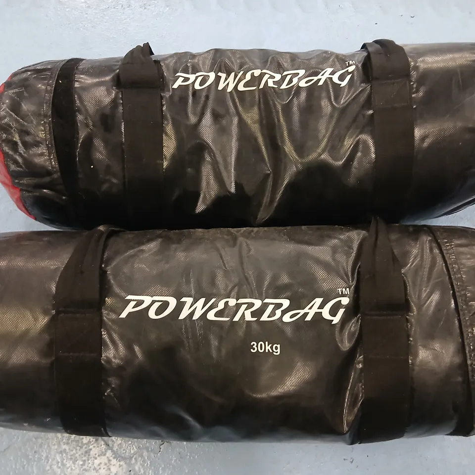 RHINO POWERBAG 30KG FITNESS TRAINING BAGS (2 X CYLINDRICAL BAGS)