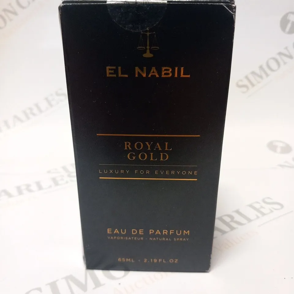 BOXED EL NABIL ROYAL GOLD EAU DE PARFUM 50ML 