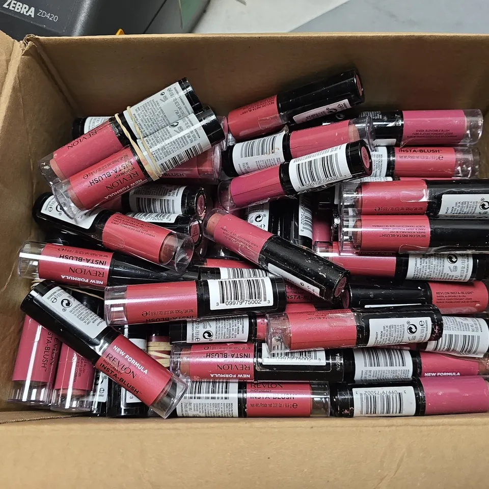 BOXED OF APPROXIMATELY 50 REVLON INSTA BLUSH 320