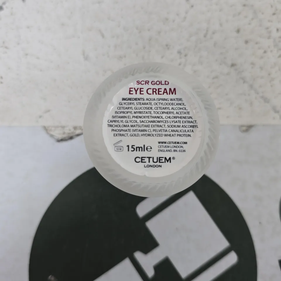 CETUEM EYE CREAM – 15ML (GOLD EYE CREAM)