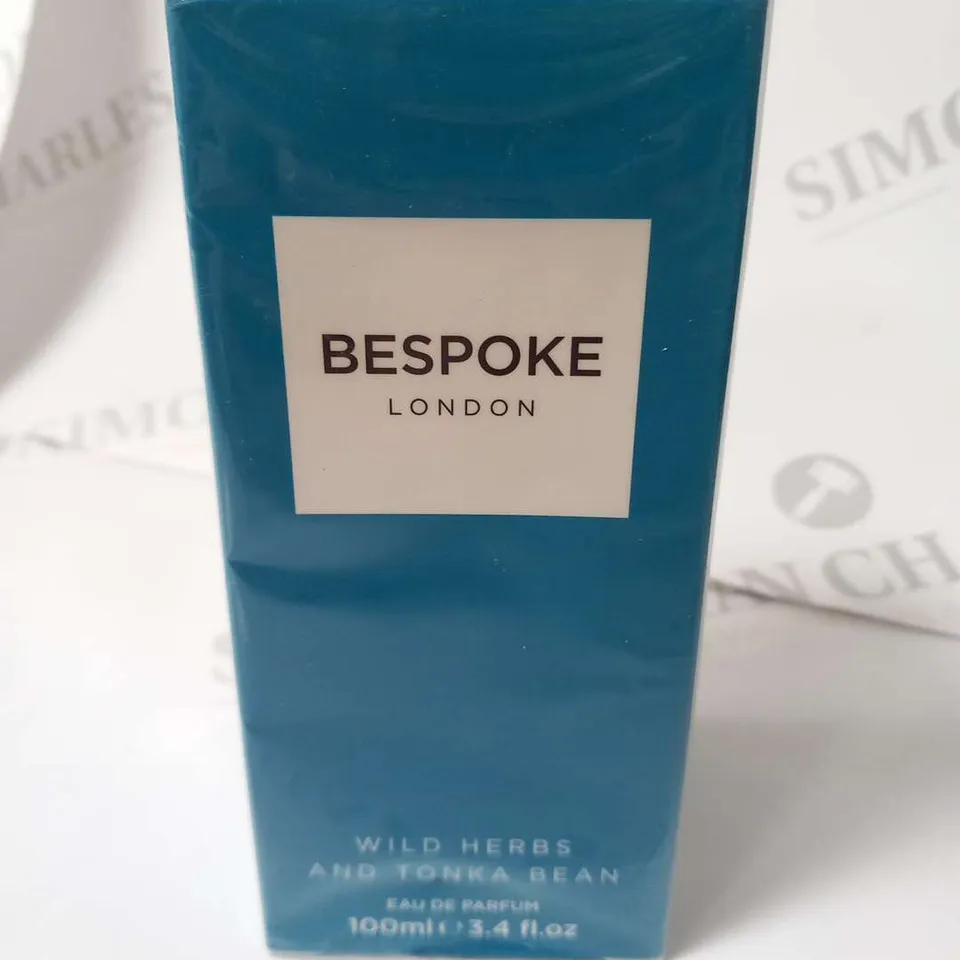 BOXED BESPOKE LONDON WILD HERBS AND TONKA BEAN EAU DE PARFUM 100ML
