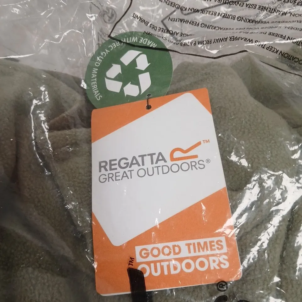 REGATTA THOMPSON FLEECE – OIL GREEN, UK XXL (RMA021)