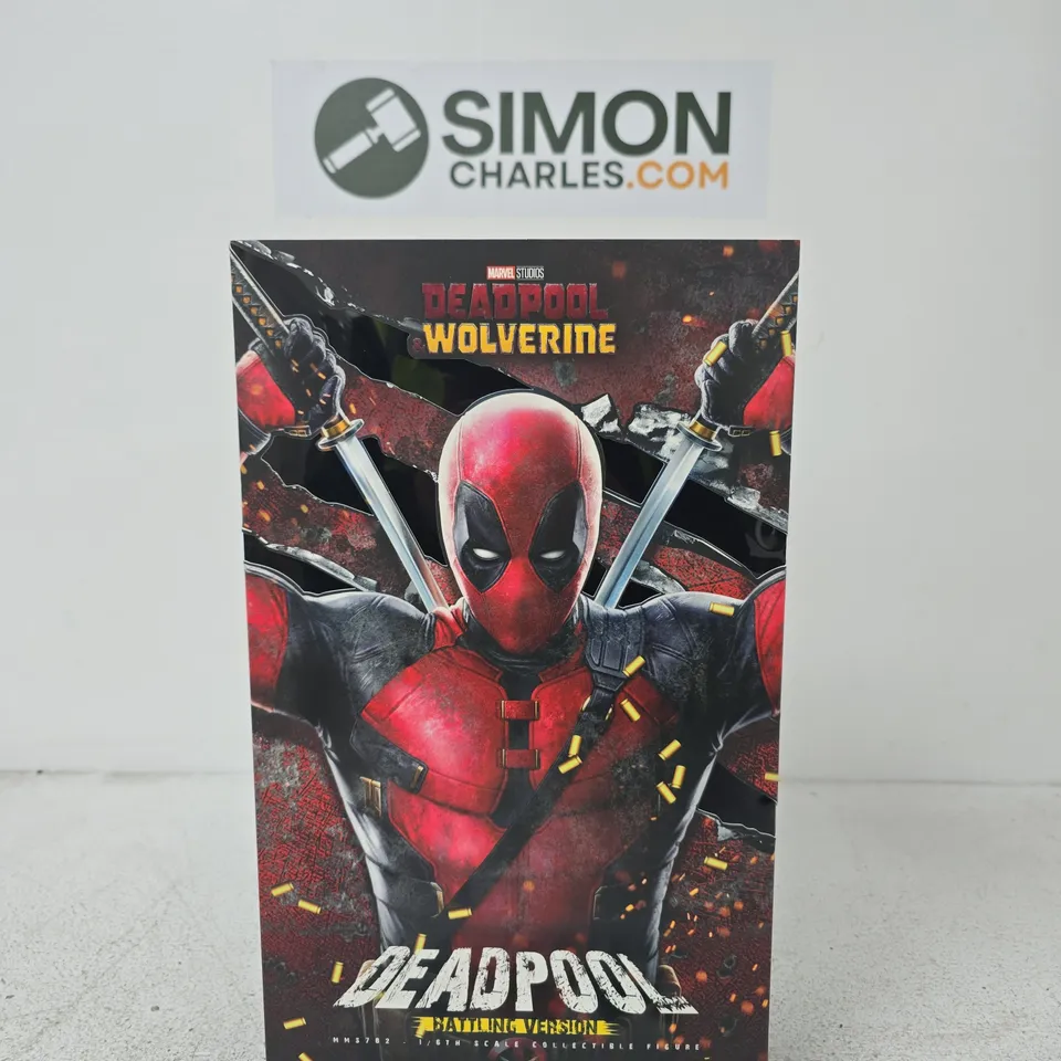 DEADPOOL X WOLVERINE ACTION FIGURE - BATTLING VERSION - 1/6TH SCALE
