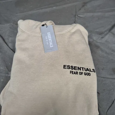 FEAR OF GOD ESSENTIALS SWEATPANTS AND JOGGERS – BEIGE SIZE L