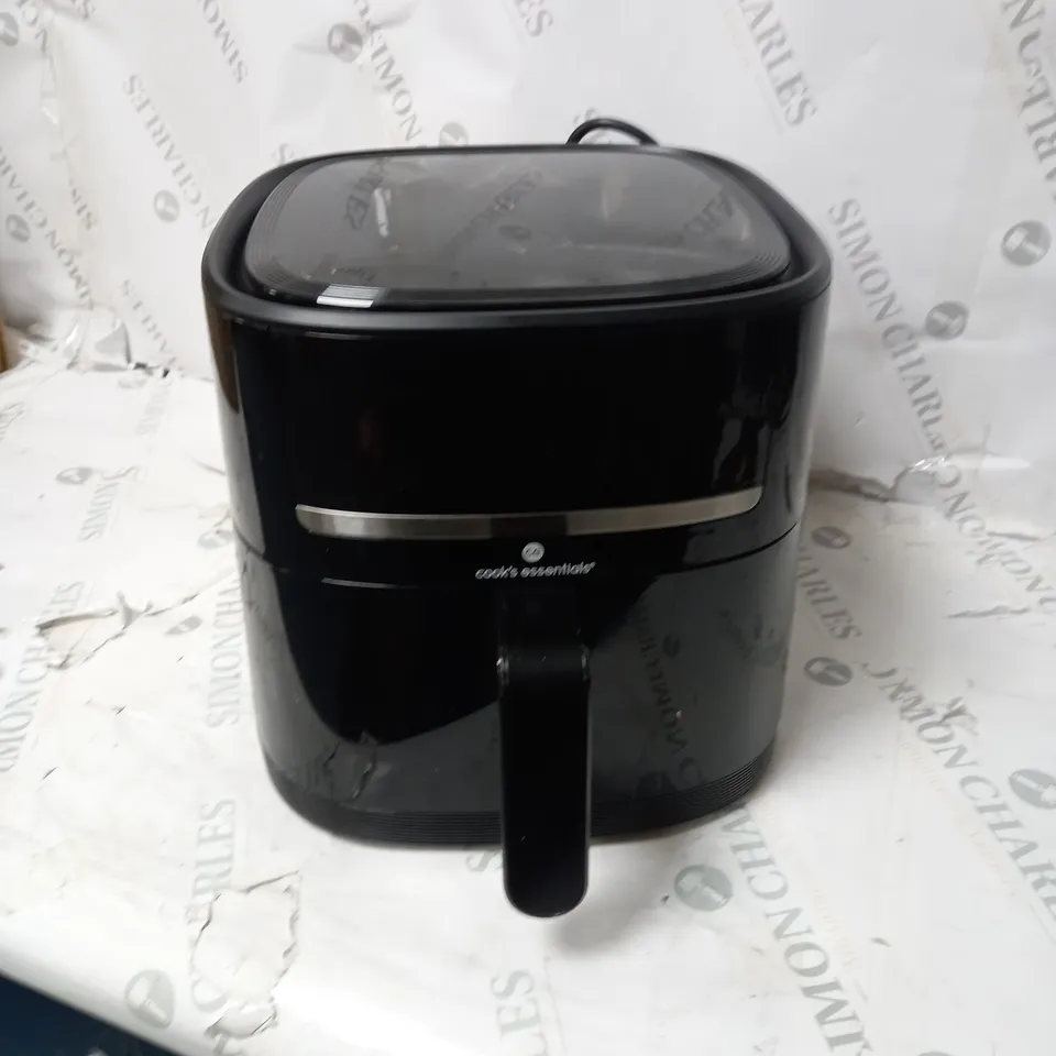 BOXED COOK'S ESSENTIALS 4L AIR FRYER BLACK