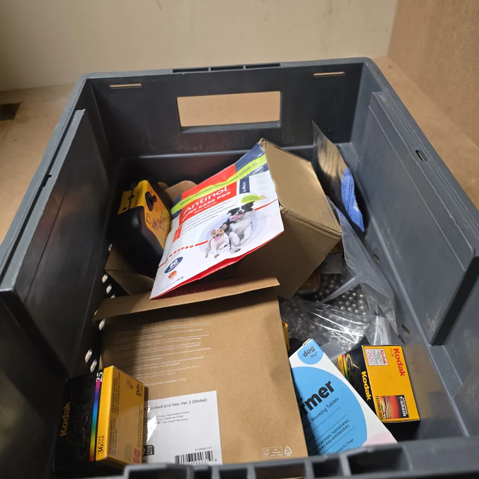 APPROXIMATELY 12 ASSORTED ITEMS INCLUDING kodak funsaver camera , antinol joint care pro and kodak film