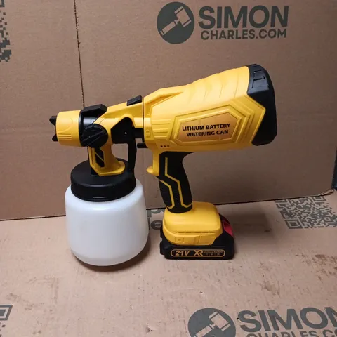 LITHIUM BATTERY WATERING CAN – CORDLESS GARDEN SPRAYER (21V XR)