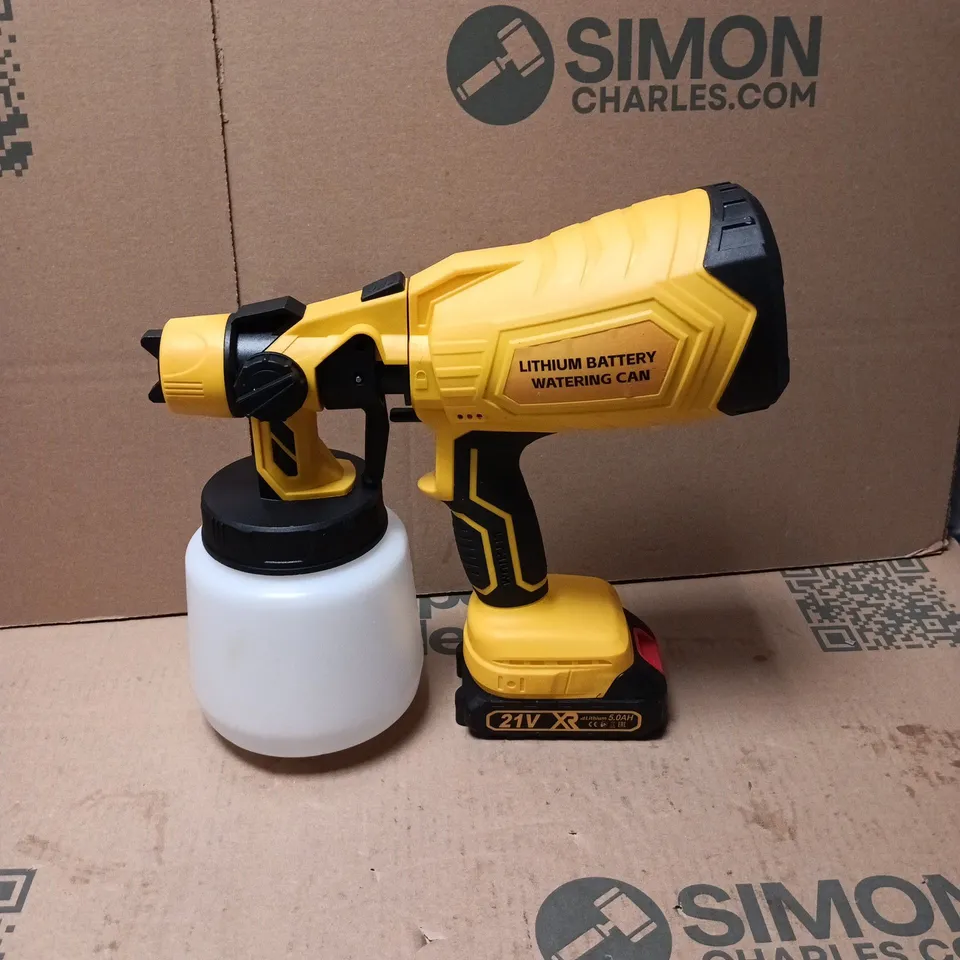 LITHIUM BATTERY WATERING CAN – CORDLESS GARDEN SPRAYER (21V XR)