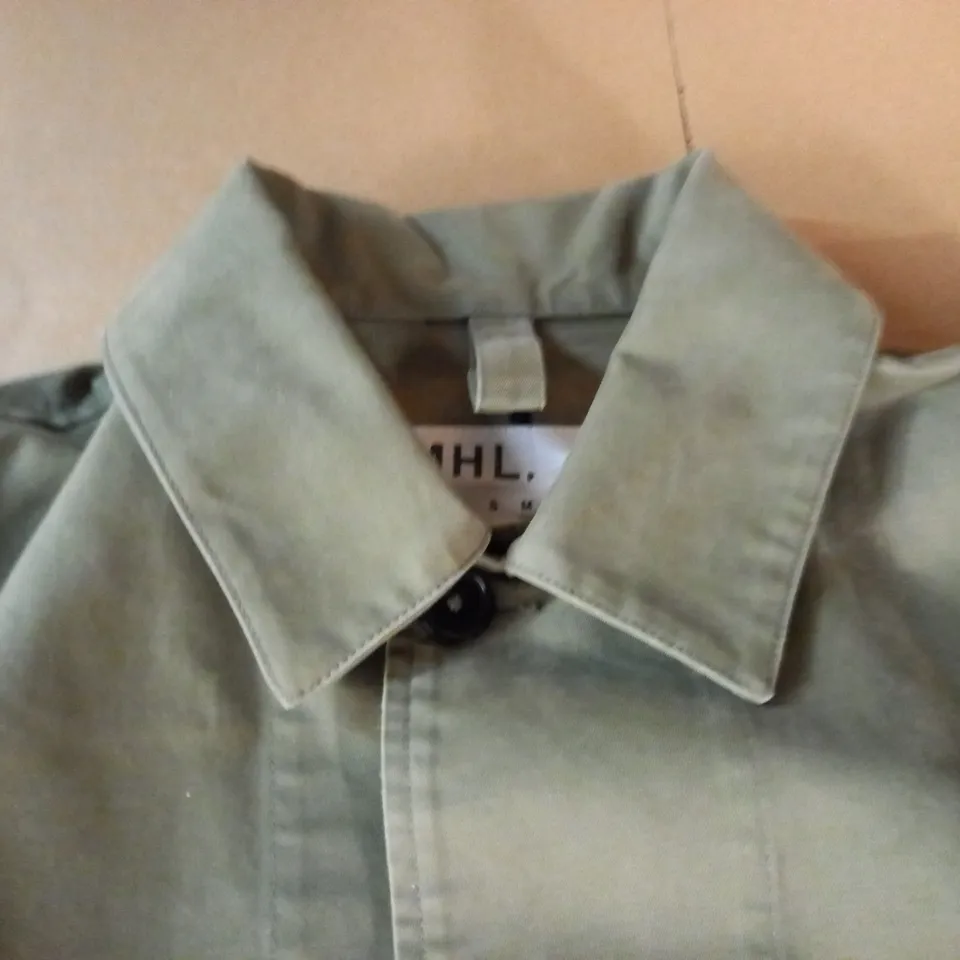 MARGARET HOWELL GREEN COTTONSHIRT - M