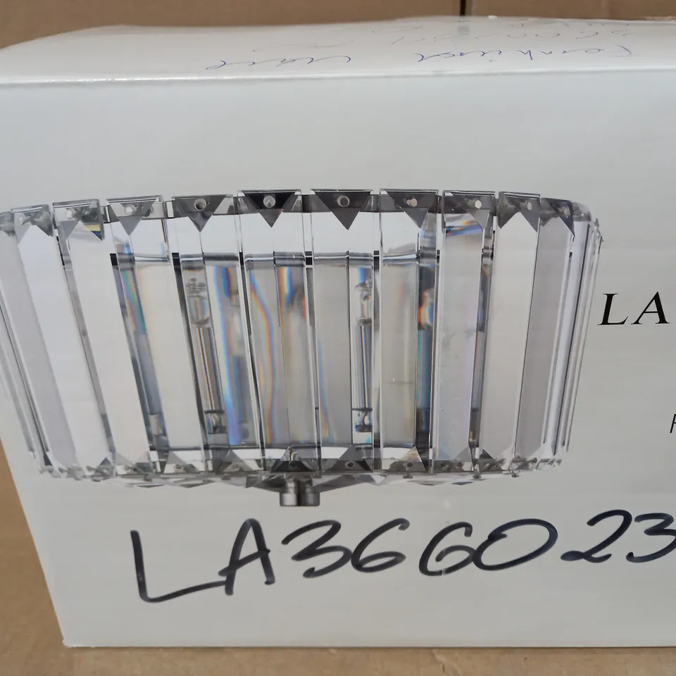 LAURA ASHLEY FERNHURST SILVER WALL LIGHT