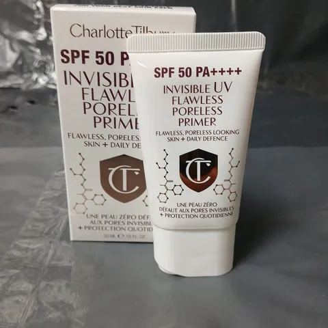 CHARLOTTE TILBURY INVISIBLE UV FLAWLESS PORELESS PRIMER SPF 50 - 30ML