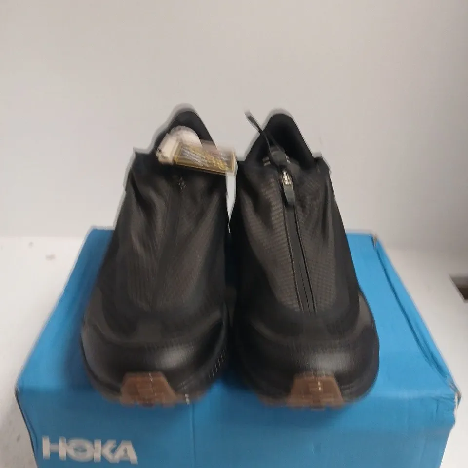 BOXED PAIR OF HOKA ONE ONE U PROJECT TRANSPORT TRAINERS - SIZE 10.5