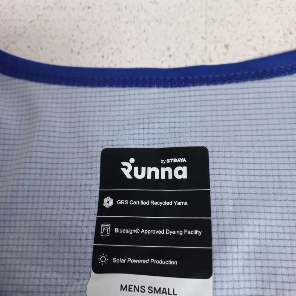 MEN'S RACE SINGLET – SIZE S, COLOUR COBALT (RUNNA BY STRAVA)
