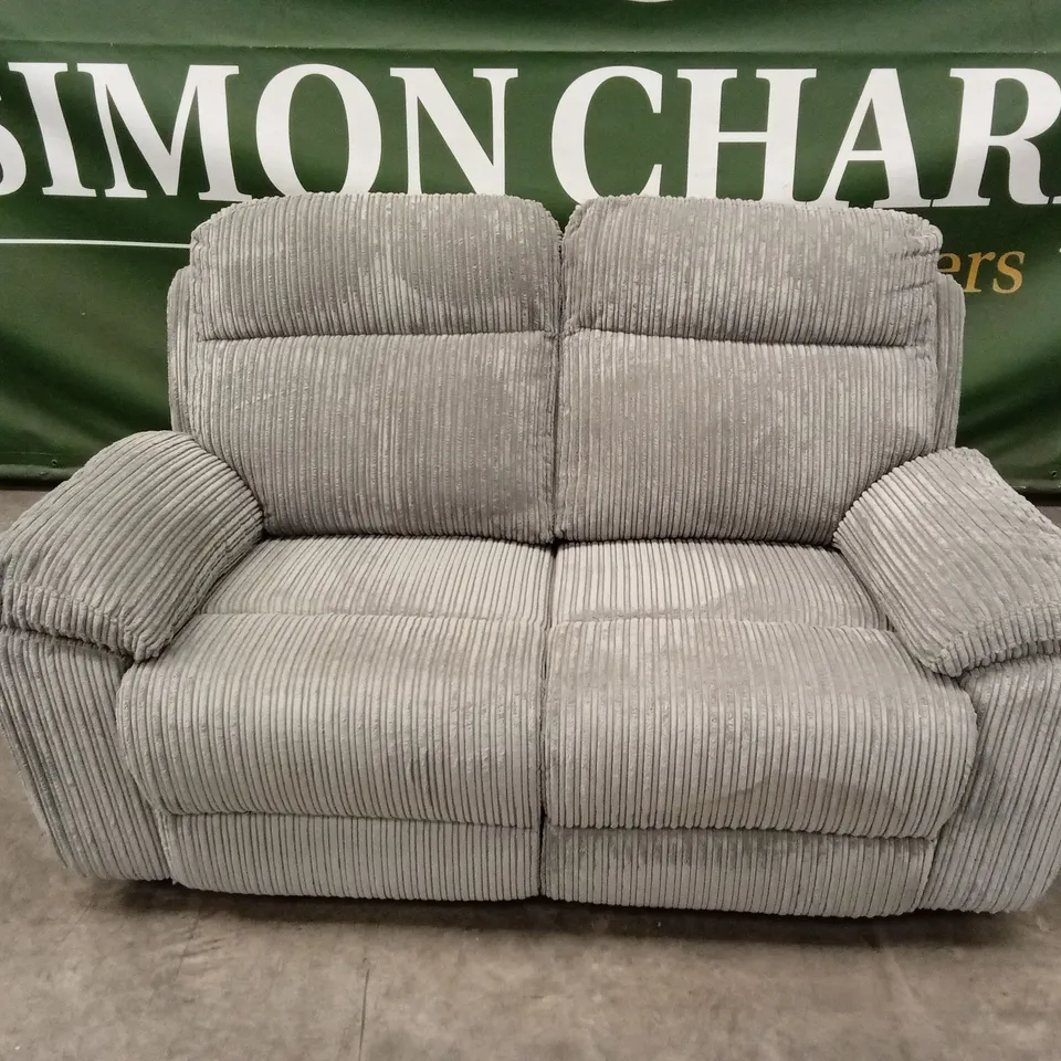 BARON FABRIC 2 SEATER MANUAL RECLINER SOFA RRP £799