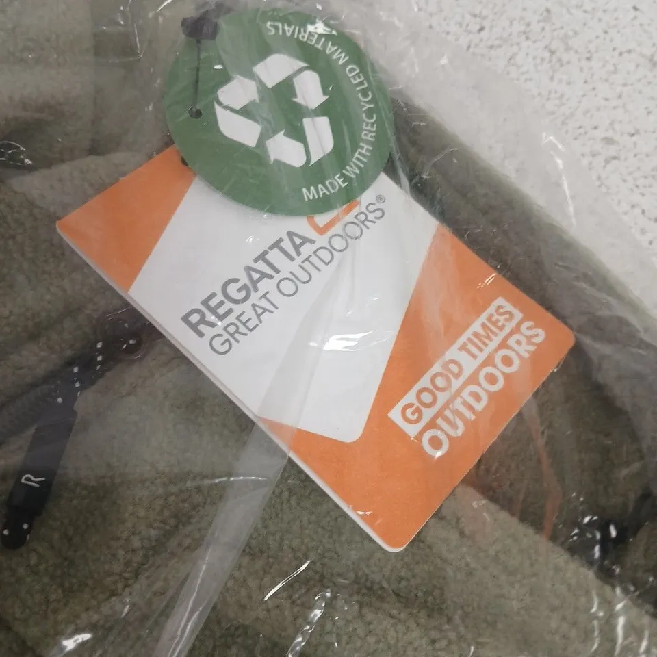 REGATTA GREAT OUTDOORS THOMPSON FLEECE – OIL GREEN, UK XXL