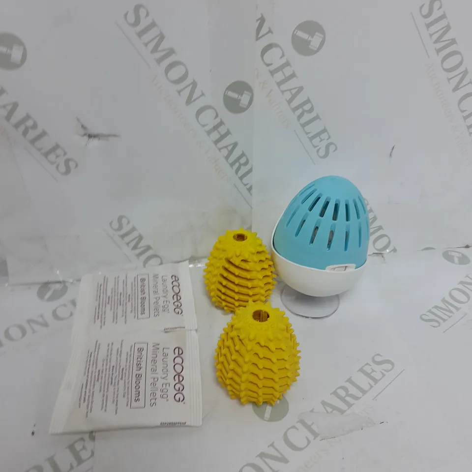 BOXED ECOEGG 750 WASHES LAUNDRY EGG KIT WITH DRYER EGGS & DETOX TABLETS