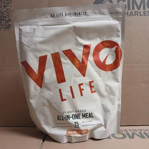 VIVO LIFE PLANT BASED ALL-IN-ONE MEAL (25 SERVINGS) - CARAMEL BISCUIT FLAVOUR