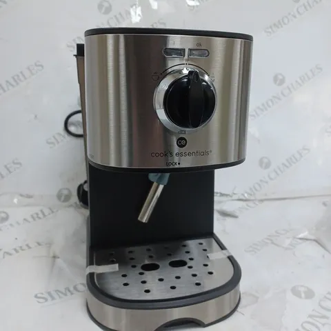 BOXED COOK'S ESSENTIALS PUMP ESPRESSO COFFEE MACHINE