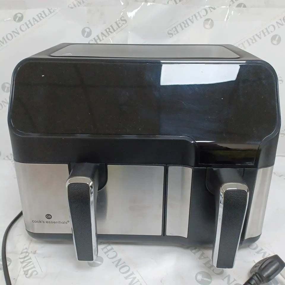 COOK'S ESSENTIALS 7.7L DUAL AIR FRYER 