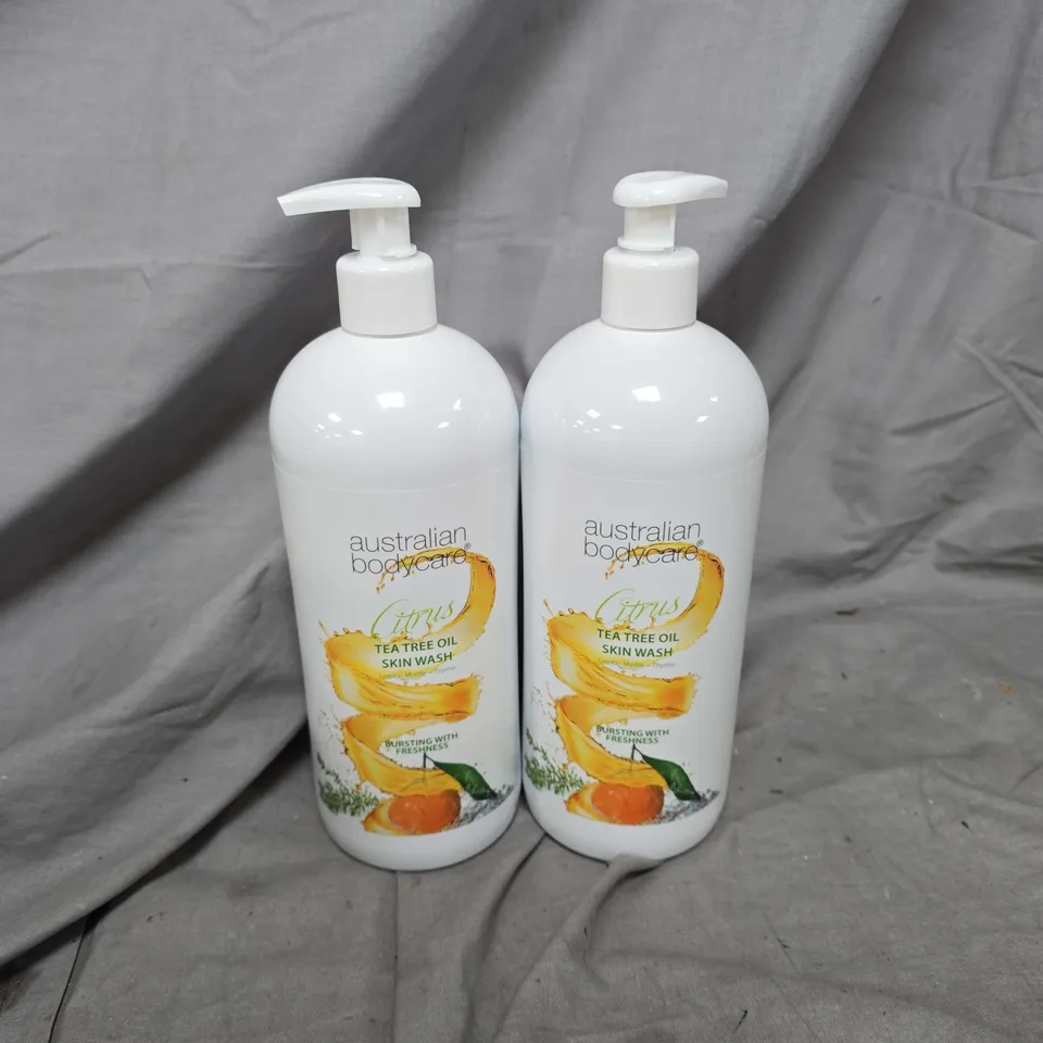 AUSTRALIAN BODYCARE CITRUS TEA TREE OIL SKIN WASH DUO (1000ML) - COLLECTION ONLY