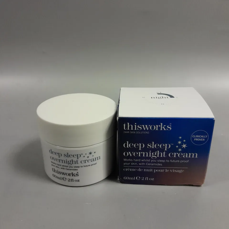 BOXED THIS WORKS DEEP SLEEP OVERNIGHT CREAM - 60ML RRP £27
