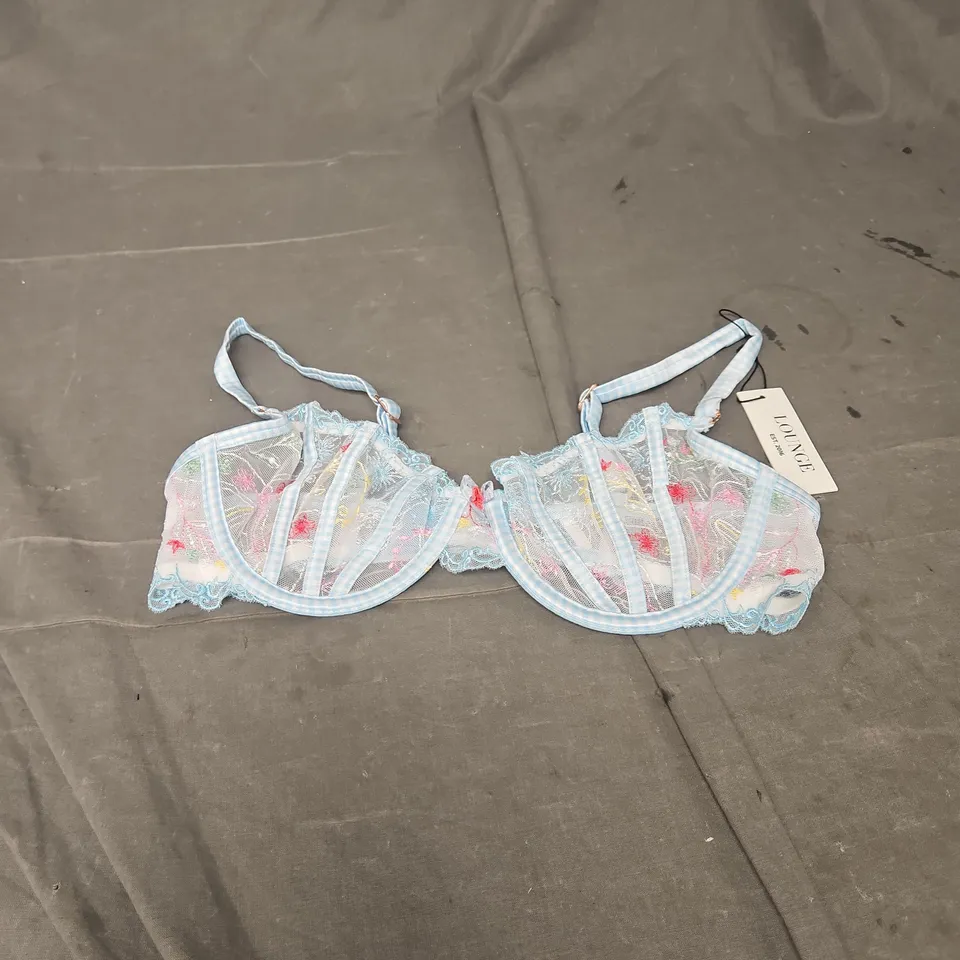 LOUNGE ELLA BRA IN WHITE MULTI SIZE 32C