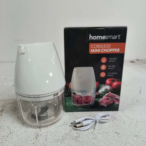 BOXED HOMESMART CORDLESS MINI CHOPPER