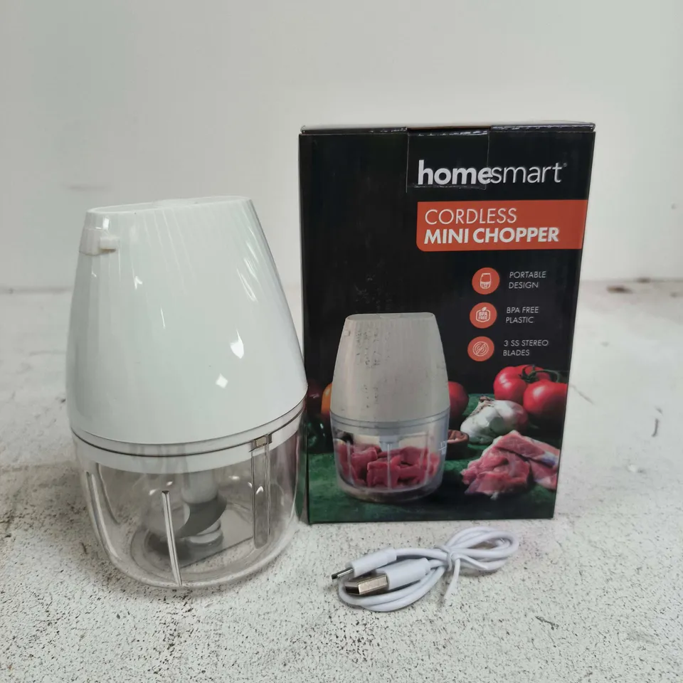 BOXED HOMESMART CORDLESS MINI CHOPPER 