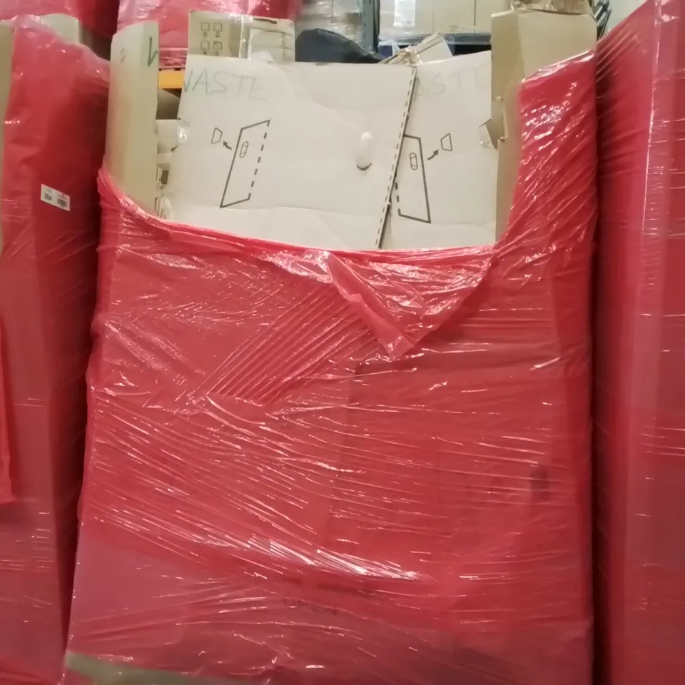 PALLET OF ASSORTED ITEMS TO INCLUDE: VACUUM CLEANER, AIR COOLERS, STEAM CLEANER, SUITCASE ECT