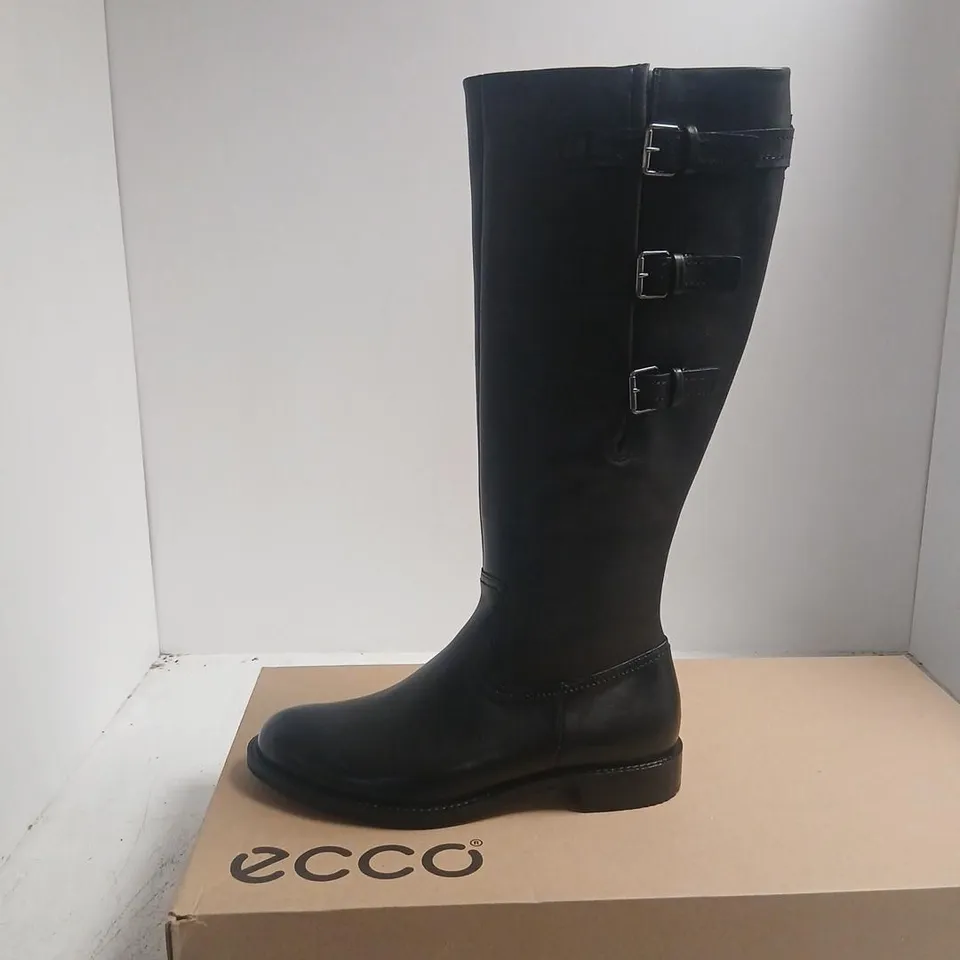 ECCO KNEE-HIGH BOOTS – BLACK, UK 7.5 (EU 41)