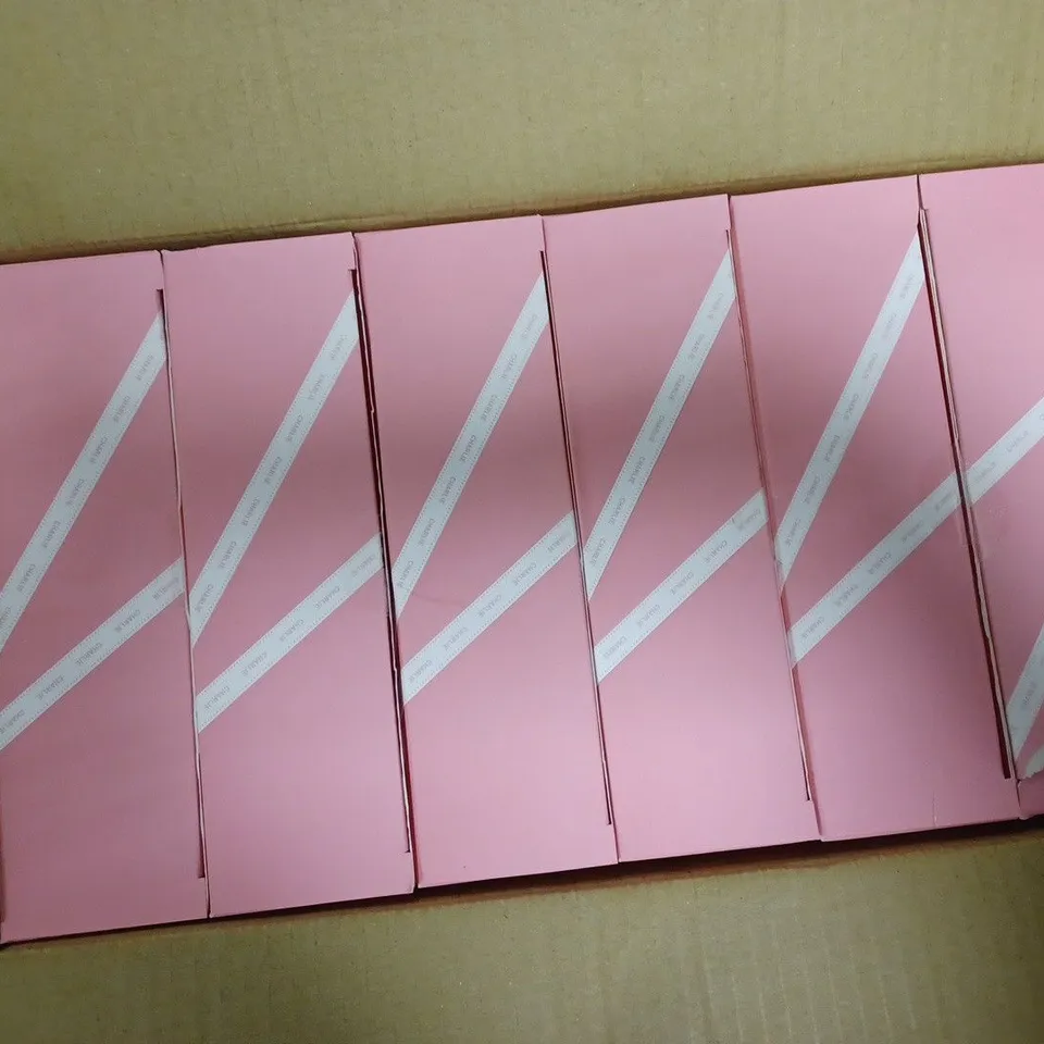 APPROXIMATELY 6 BOXED AND SEALED REVLON CHARLIE UNWRAP YOUR DREAMS GIFT SET TO INCLUDE CHARLIE PINK EAU DE TOILETTE AND CHARLIE PINK BODY FRAGRANCE