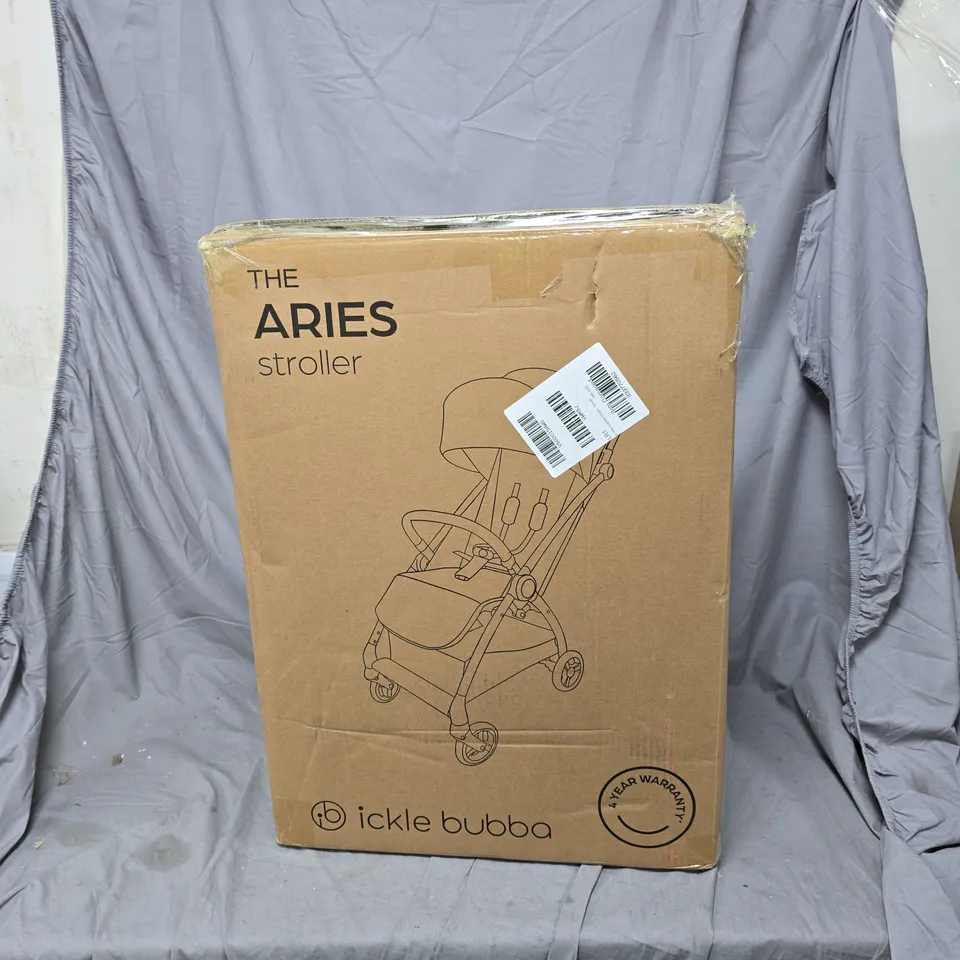 ICKLE BUBBA ARIES MAX AUTOFOLD STROLLER - BISCUIT - COLLECTION ONLY 