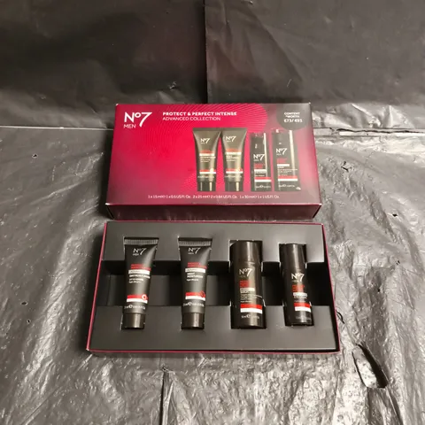 NO7 MEN PROTECT & PERFECT ADVANCED COLLECTION 4-PIECE SKINCARE SET β BOXED