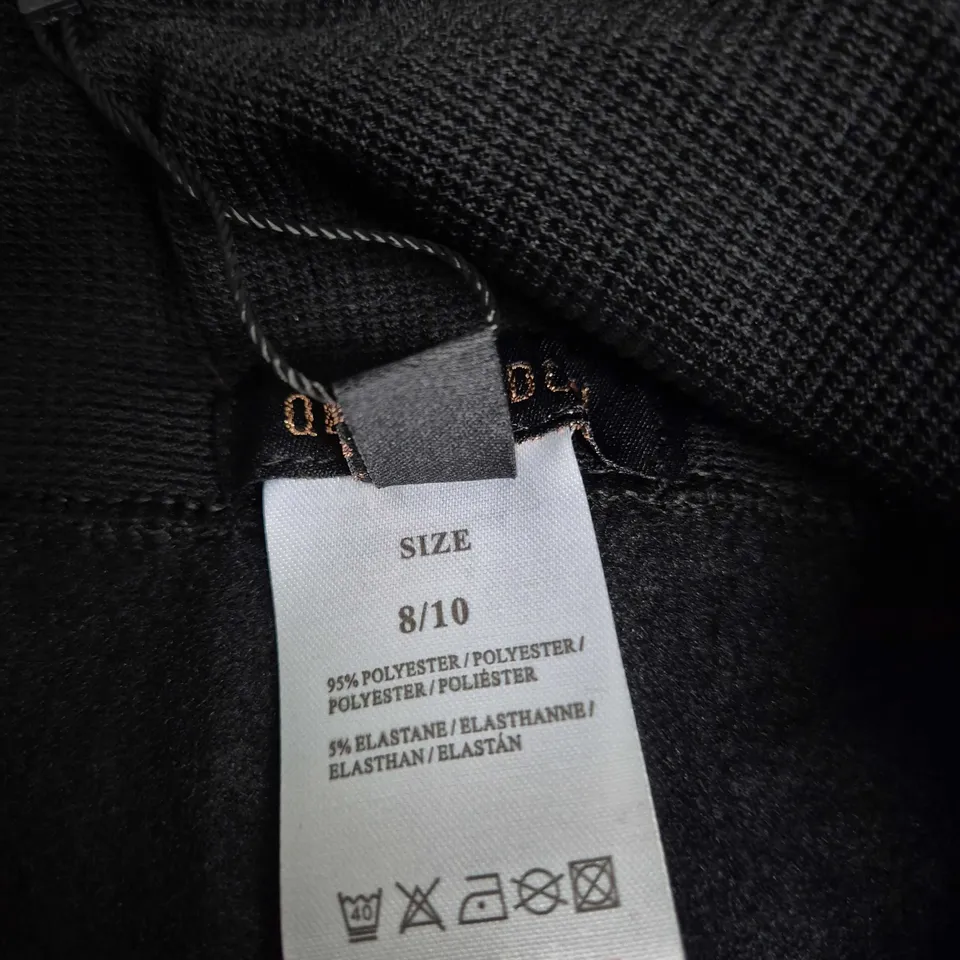 QED LDN WOMEN'S LEGGINGS – BLACK, SIZE 8/10