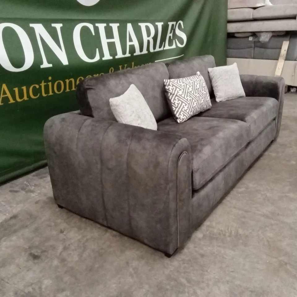 AMARA 3 SEATER SOFA - CHARCOAL RRP £1249