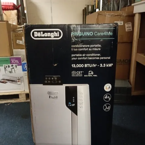 DELONGHI PINGUINO CARE4ME PORTABLE AIR CONDITIONER BOXED