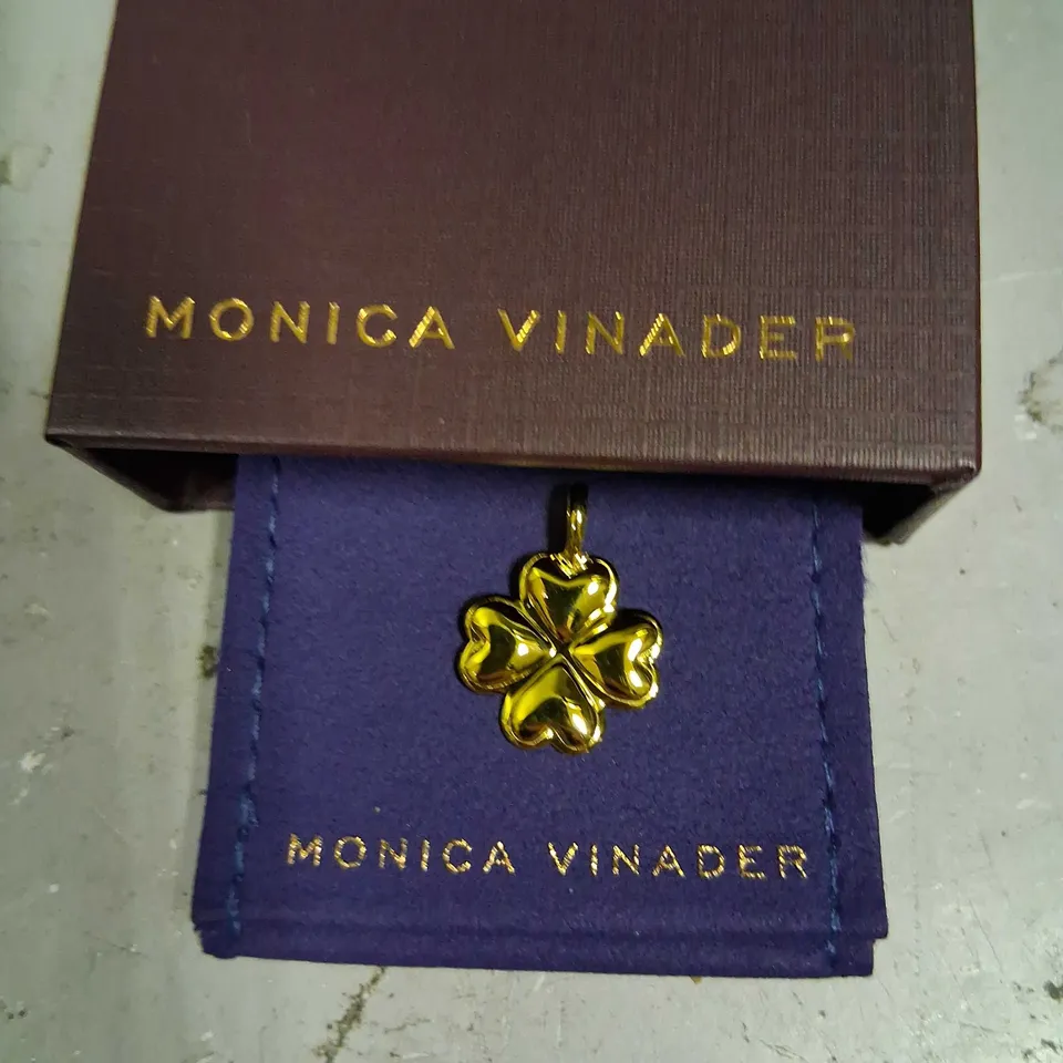 BOXED MONICA VINADER CLOVER PENDANT