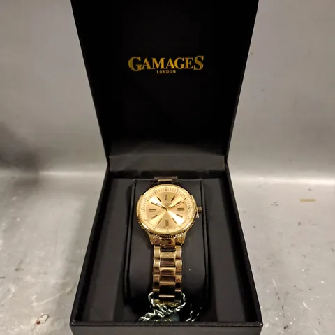 GAMAGES INFINITY ROSE DIAL WATCH 