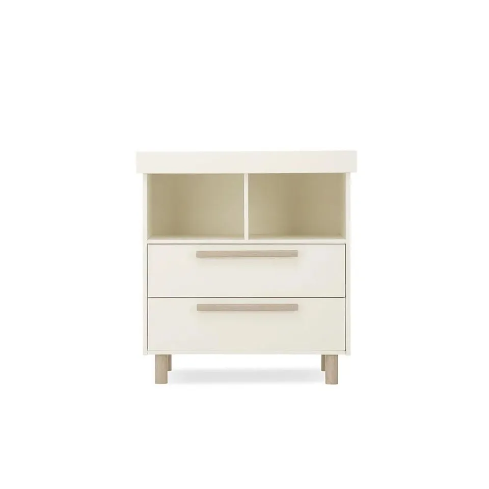 BOXED CUDDLE CO. HARPER DRESSER AND CHANGER - CREAM/ASH (2 BOXES)