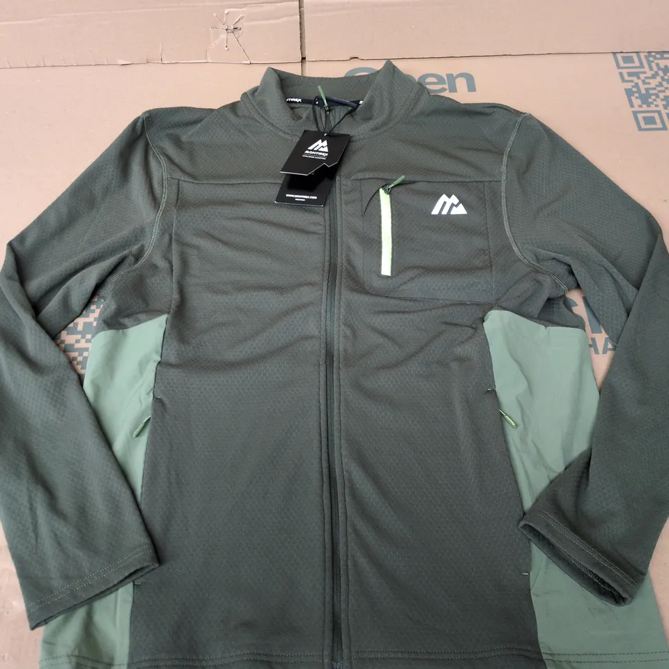 MONTIREX MONTAGNE FLEECE IN GREEN - LARGE