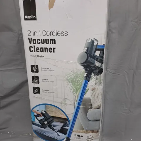 KEPLIN 2-IN-1 CORDLESS VACUUM CLEANER – BOXED