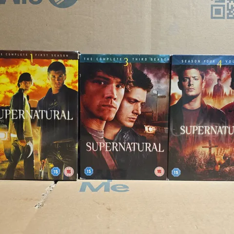 APPROXIMATELY 10 ASSORTED SUPERNATURAL DVD BOX SETS